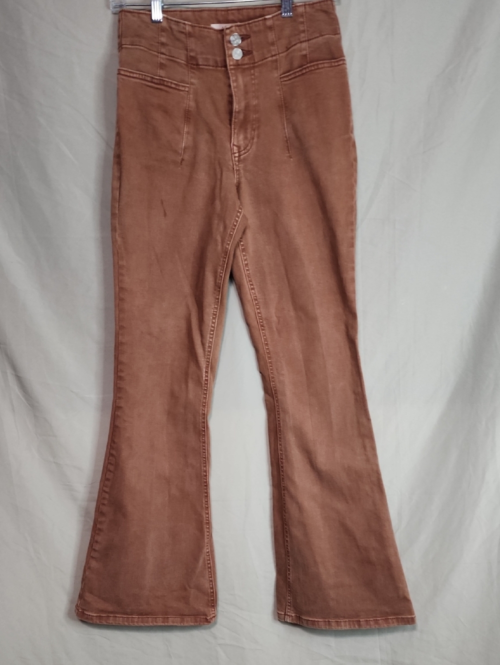 Maurices m jeans High-Rise Flare in Rust